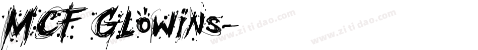 MCF Glowins字体转换